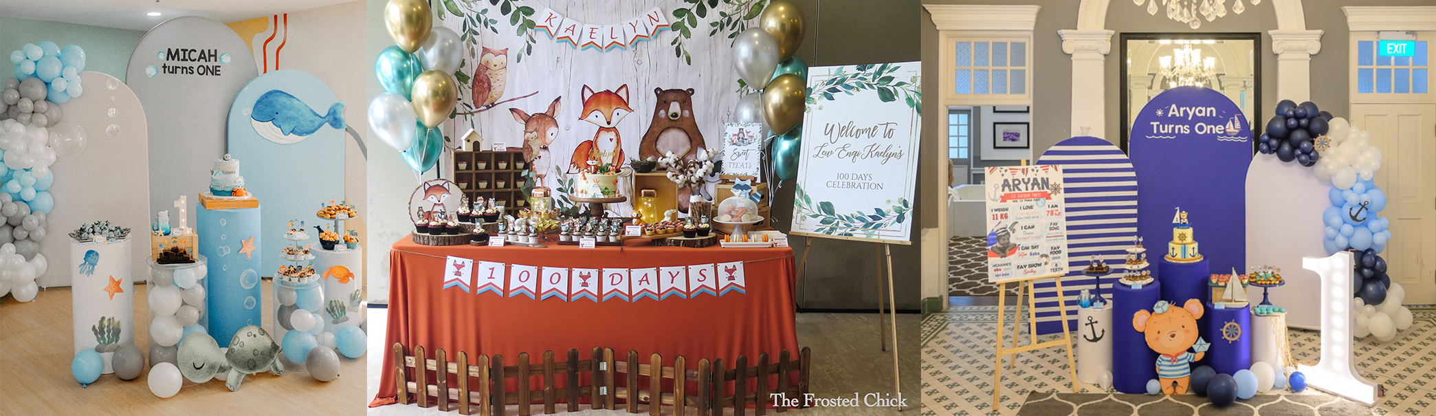 customised dessert table